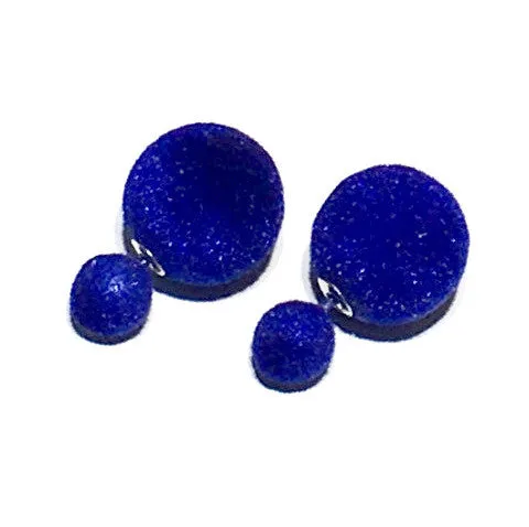 Velvet Candy Color Double Sided Earring