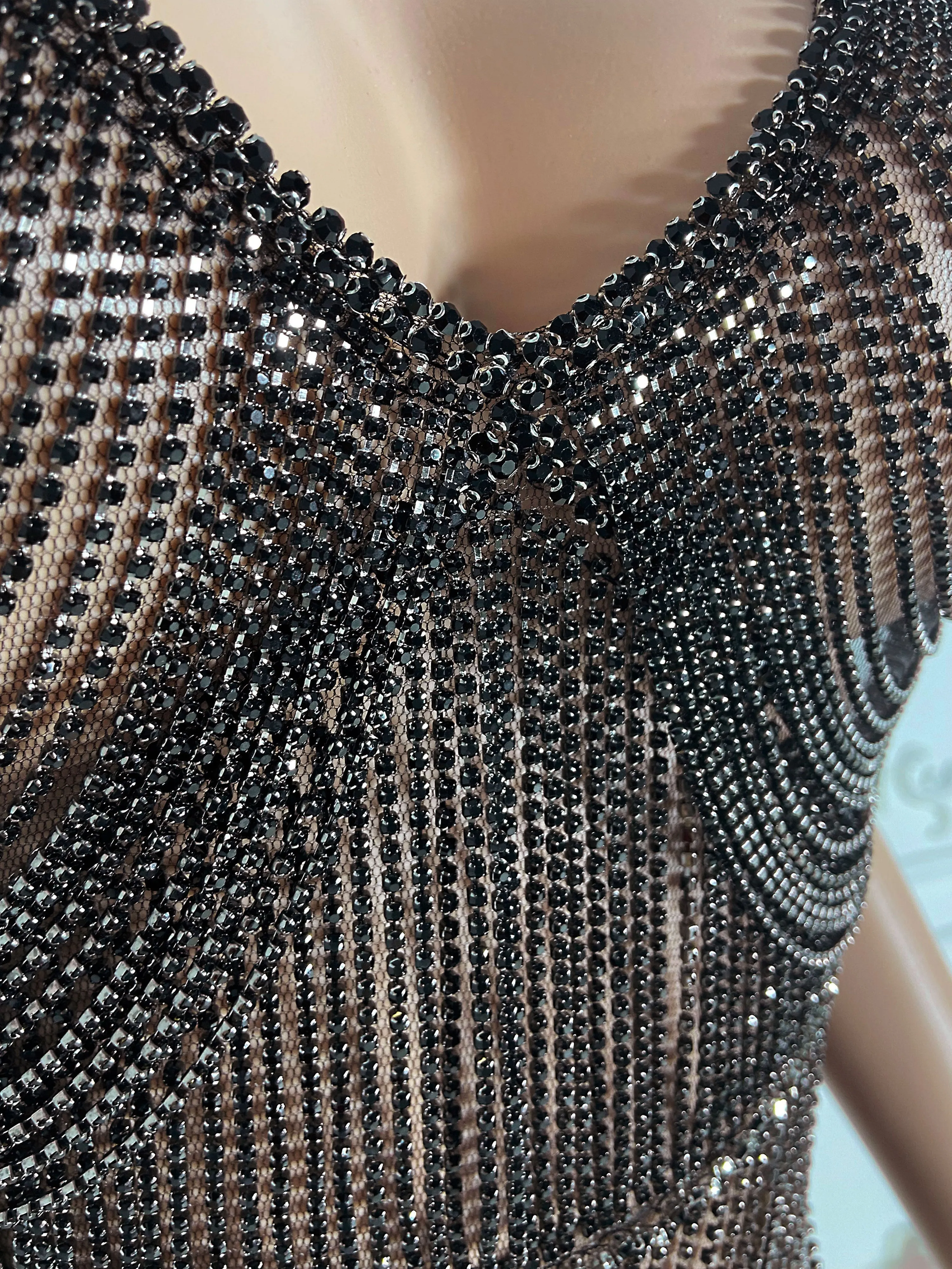 Velvet Noir Captivating Mini Dress