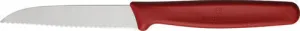 VICTORINOX Serrated Red Handle Knife 40605