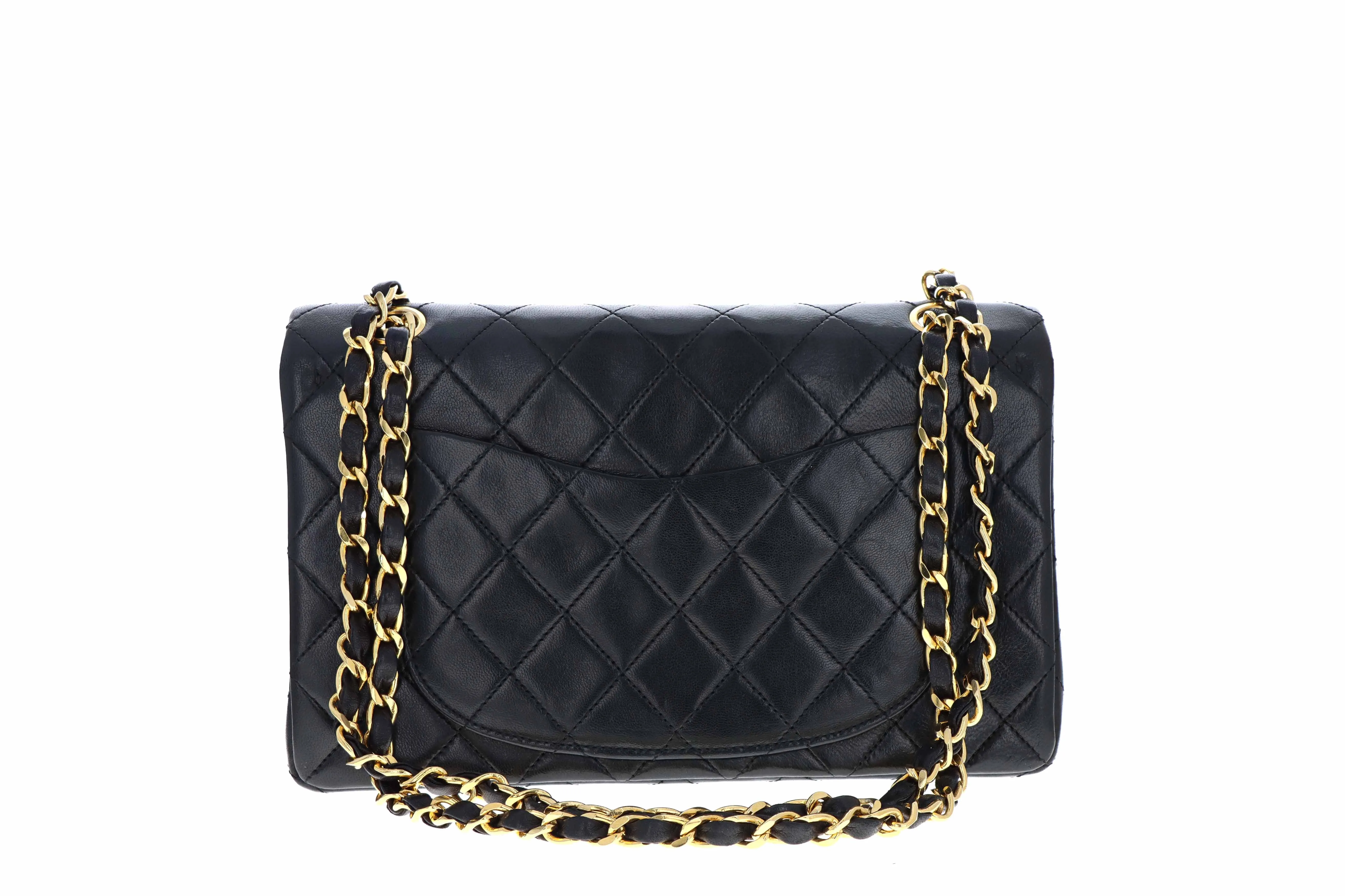 Vintage Chanel Small Double Flap Lambskin
