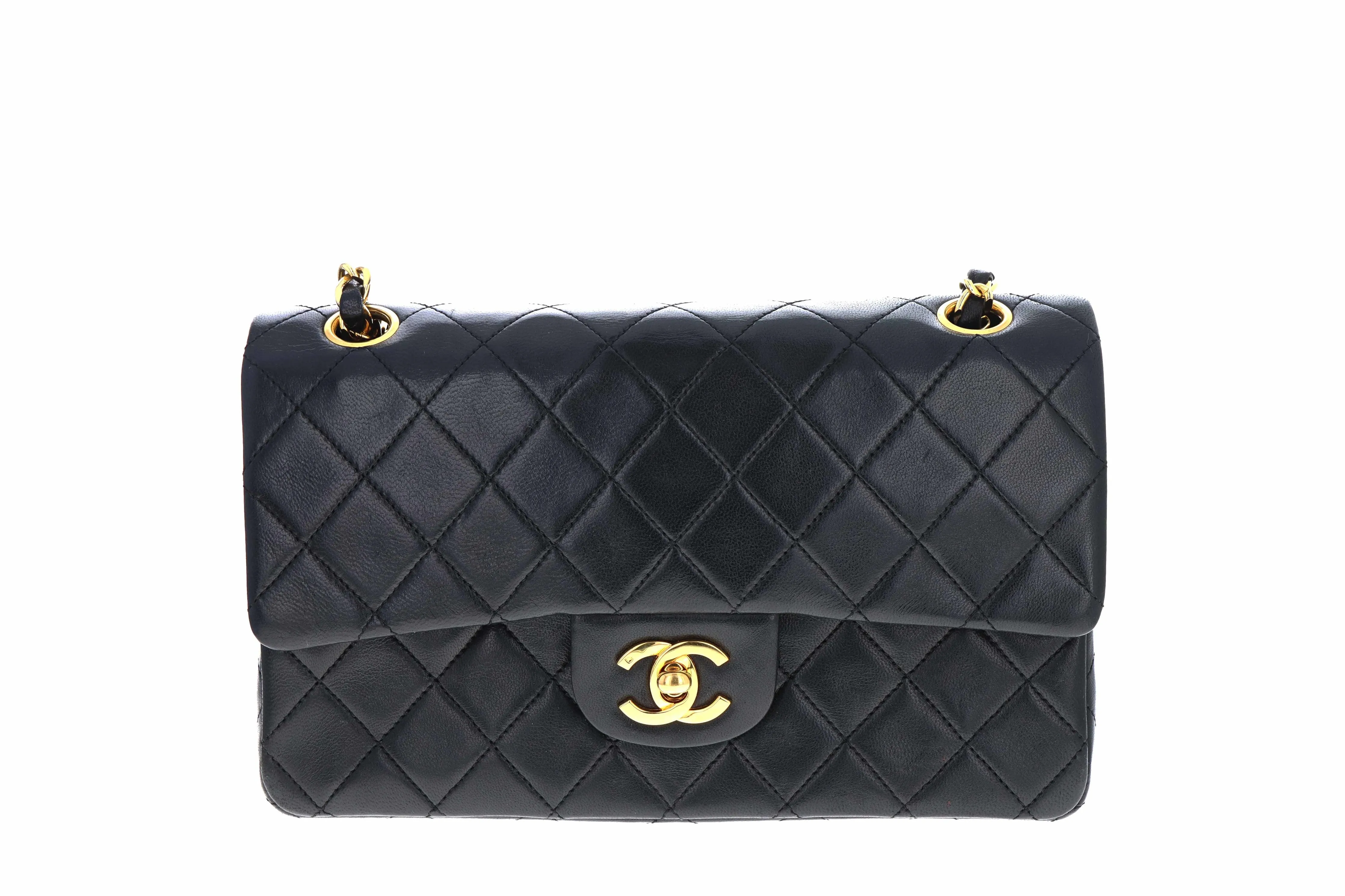 Vintage Chanel Small Double Flap Lambskin