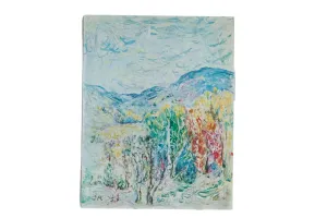 Vintage Colorful Landscape Print