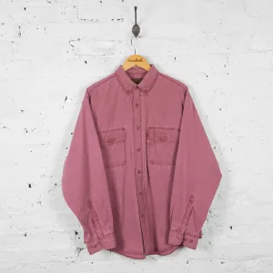 Vintage Utility Shirt - Pink - L