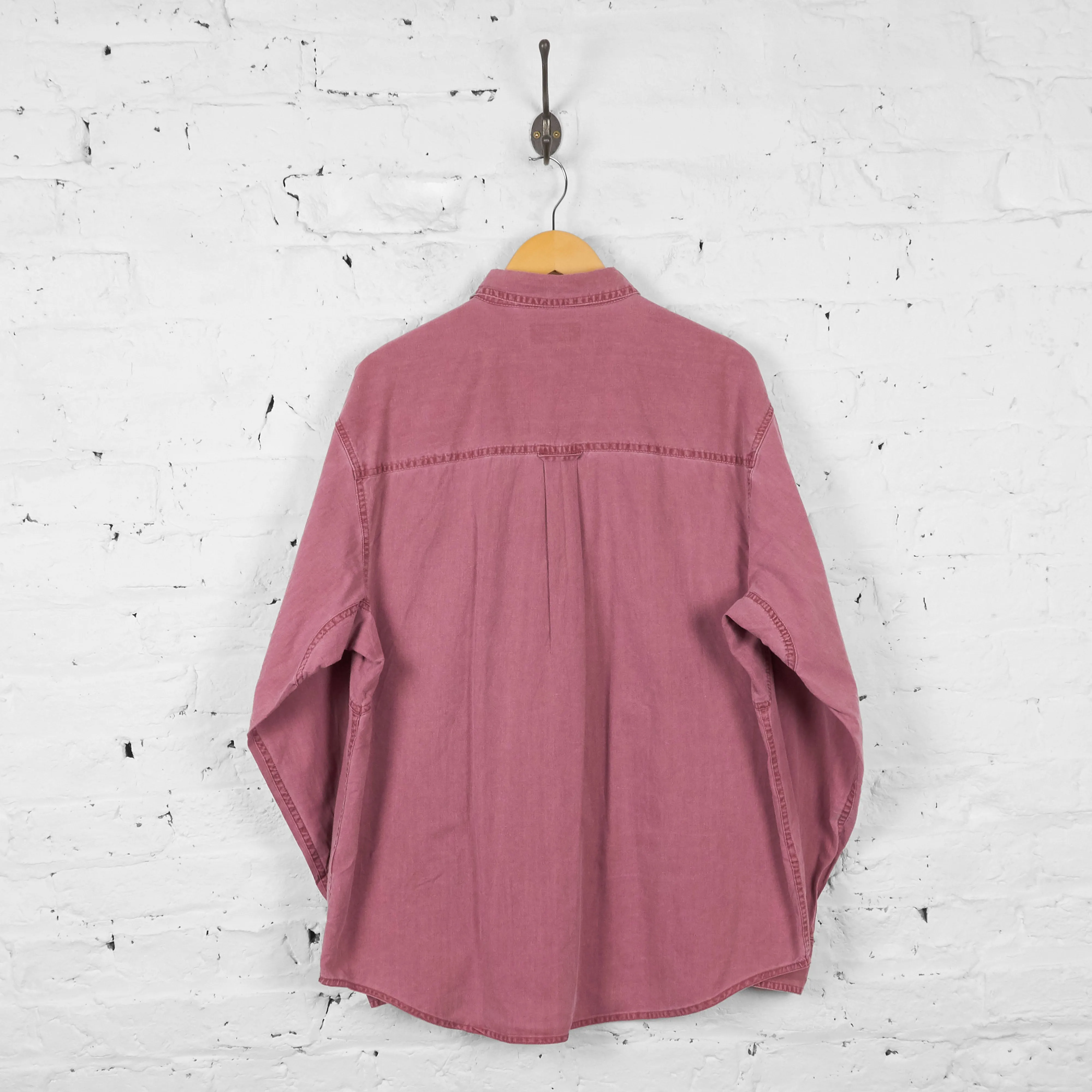 Vintage Utility Shirt - Pink - L