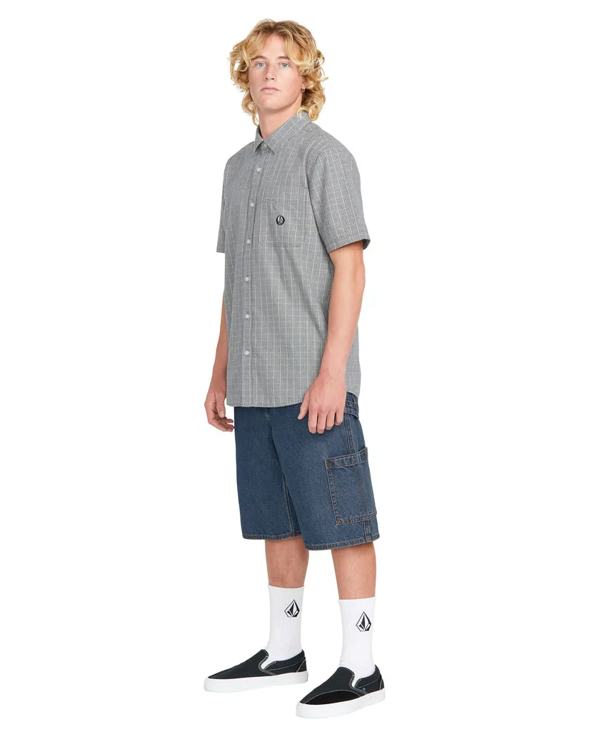VOLCOM 1991 MENS UTILITY DENIM SHORT 23" INDIGO RIDGE