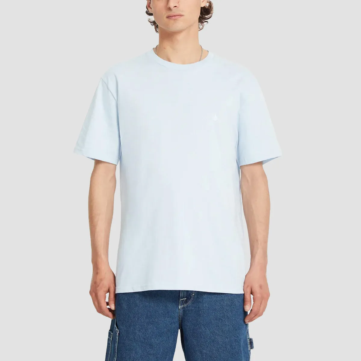 Volcom Stone Blanks T-Shirt Carolina Blue