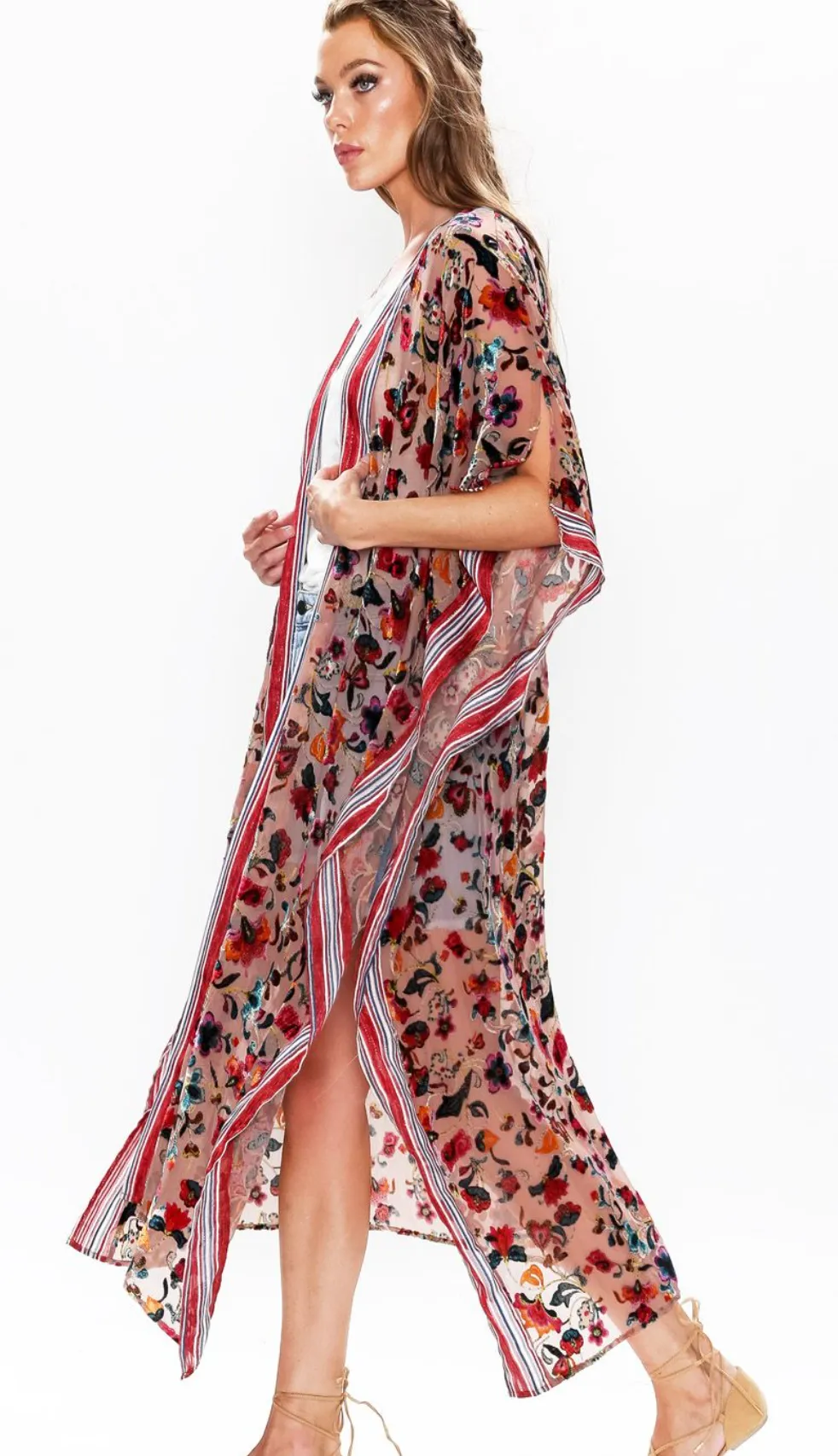 When I Close My Eyes Kimono One Size