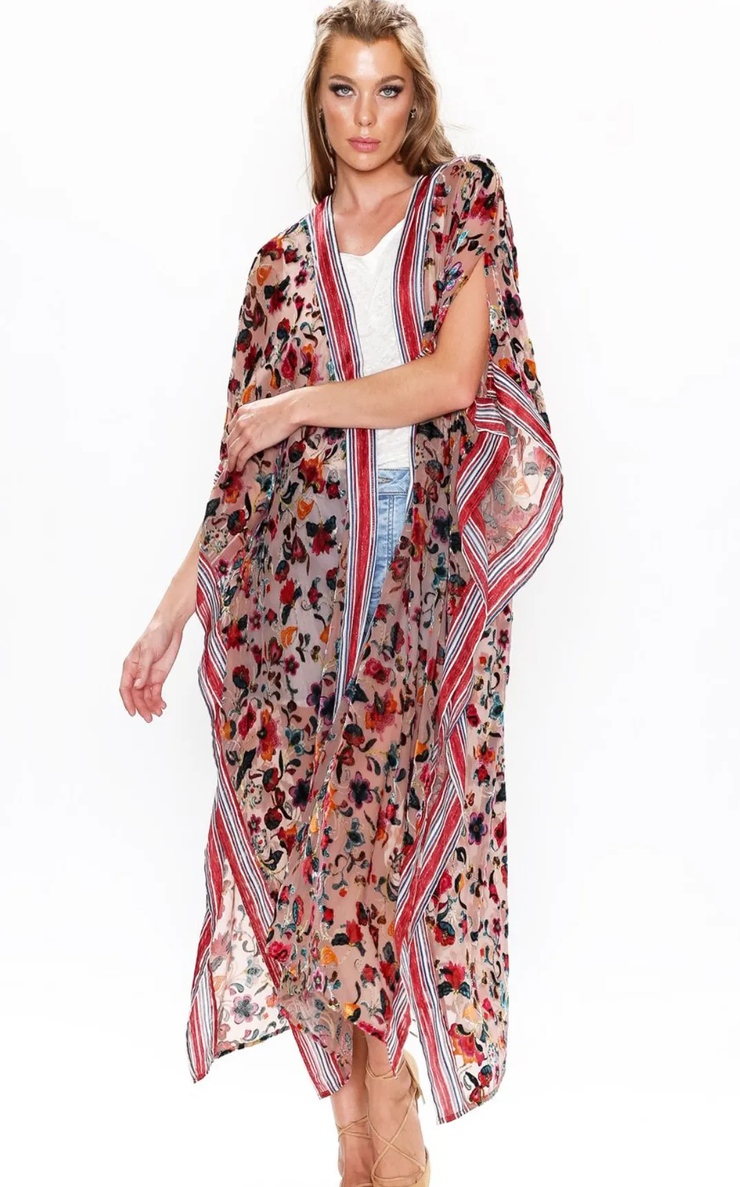 When I Close My Eyes Kimono One Size