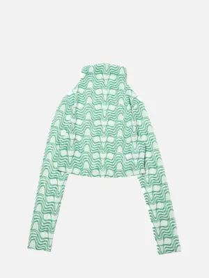 Winter Rink See Through Longsleeve - Icy Blue