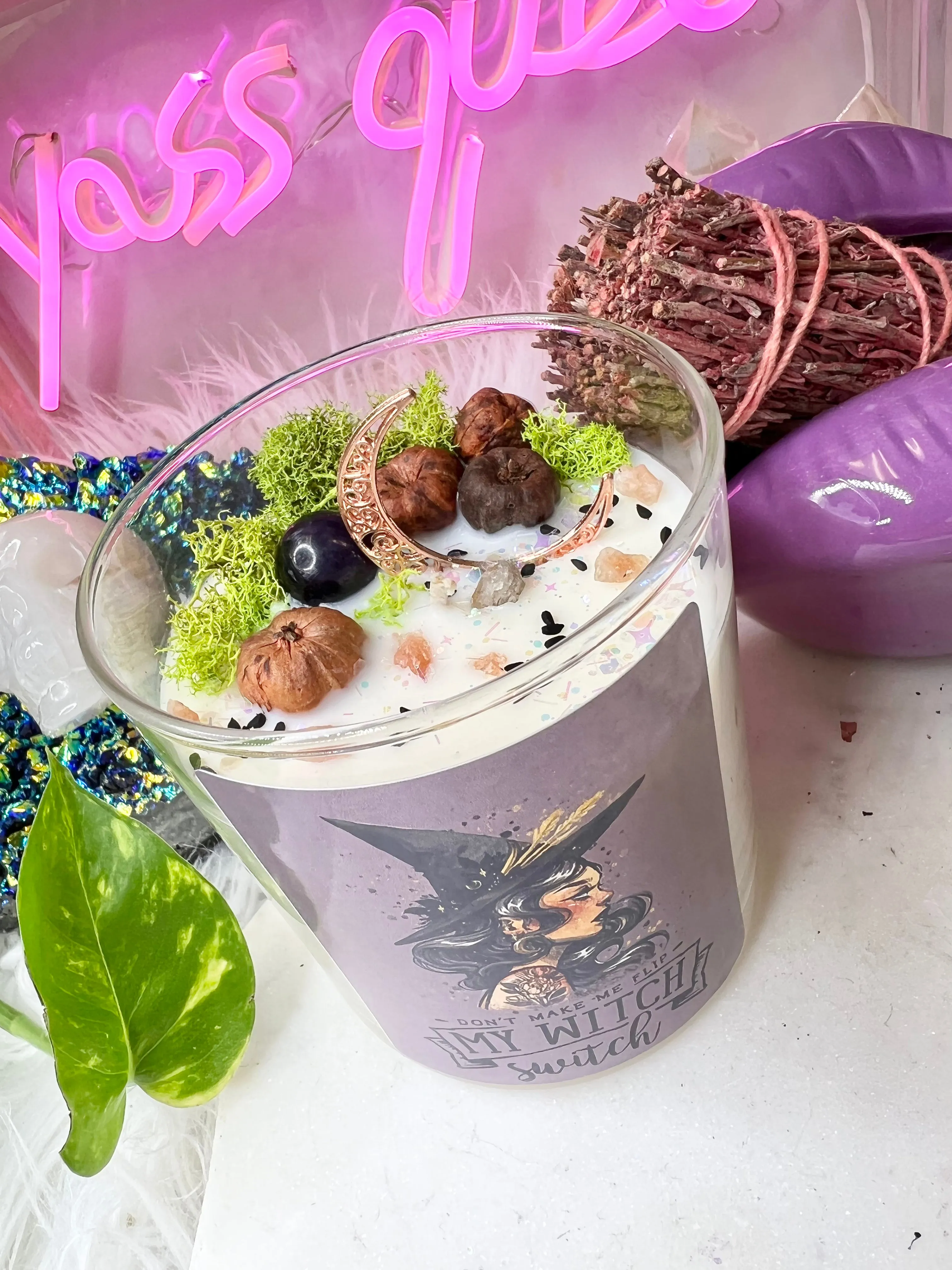 Witch Flip Candle