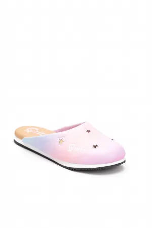 Women's Light Pink Ombre Stars