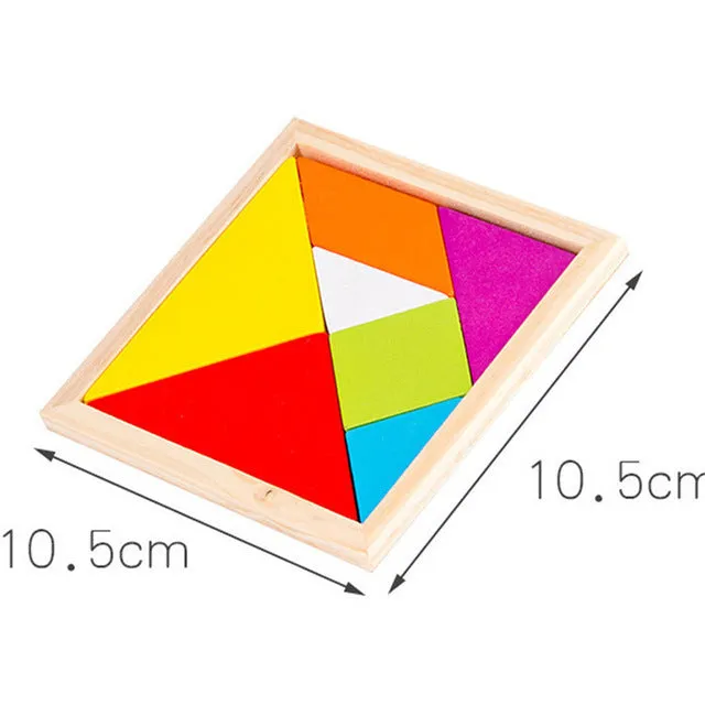 Wooden Colorful 3D Puzzle