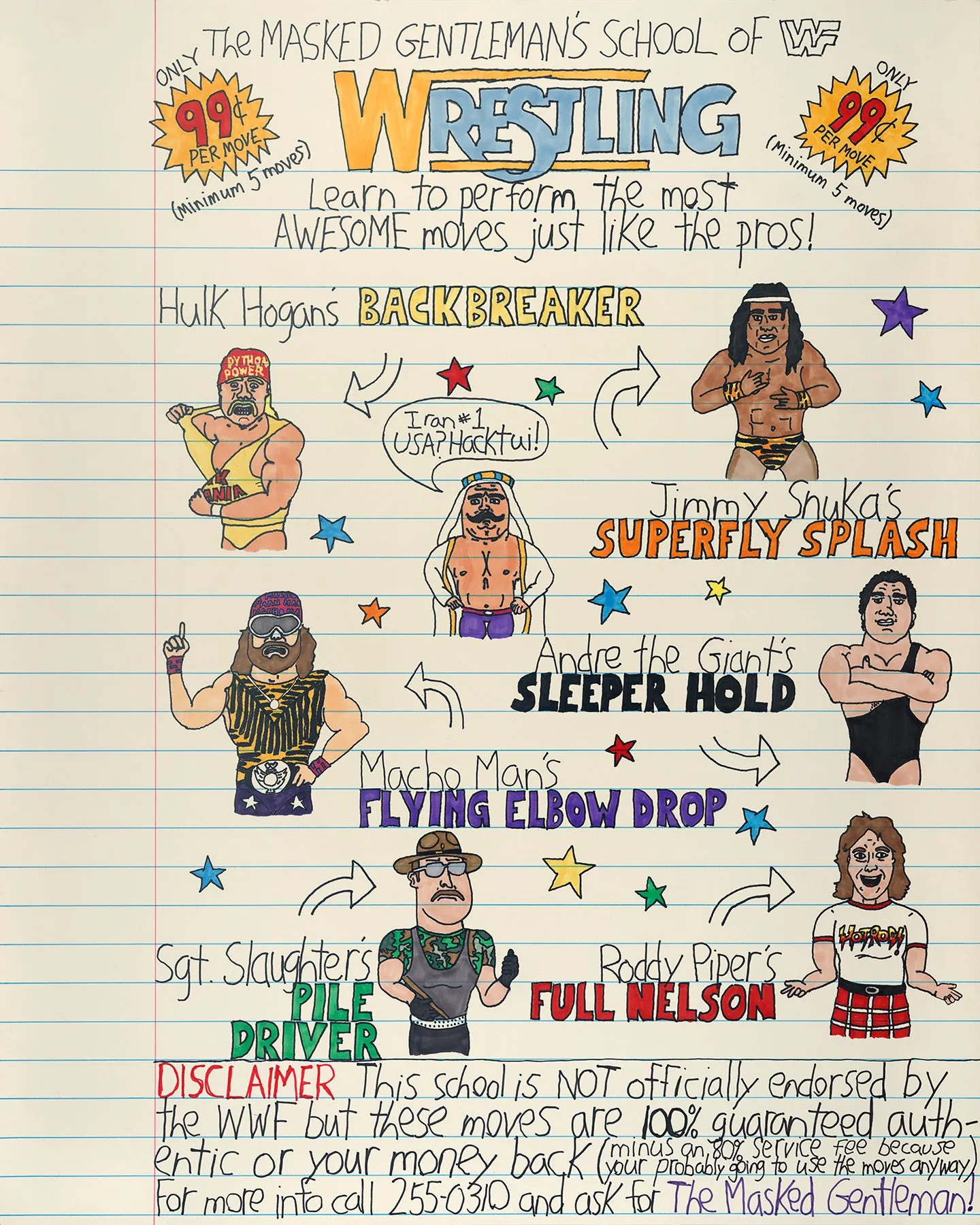 Wrestling - Limited Edition Print
