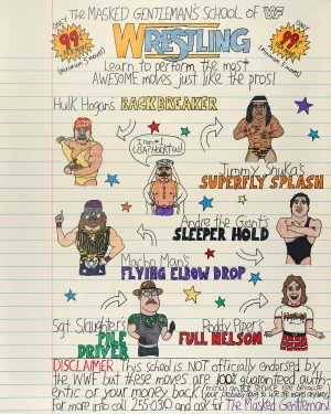 Wrestling - Limited Edition Print