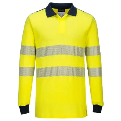 WX3 Flame Resistant Modacrylic Inherent Hi Vis Polo Shirt-FR702