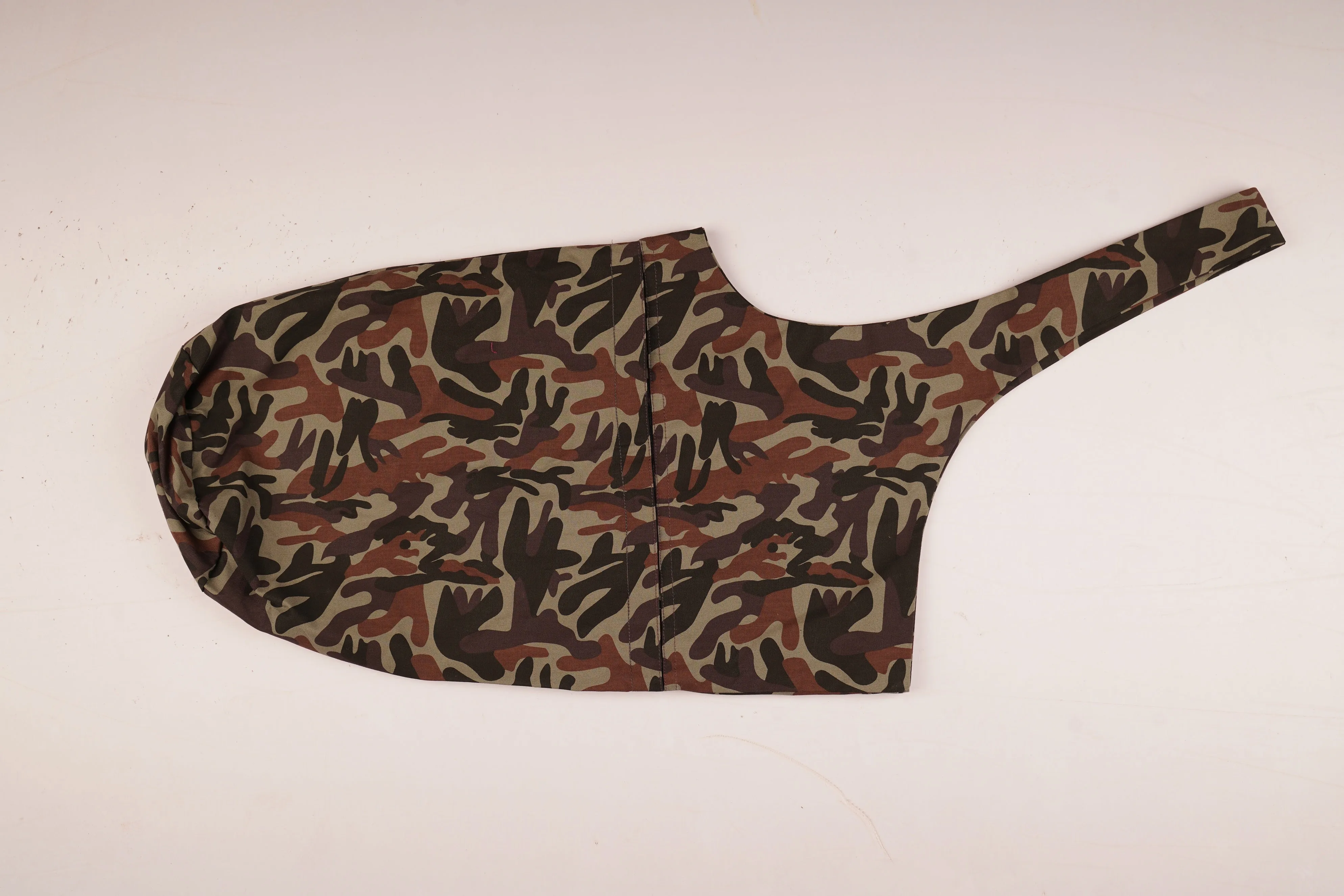 YOGA MAT BAG - CHIC COTTON MULTI-UTILITY WIDE STRAP MILITARY PRINT ON GREEN