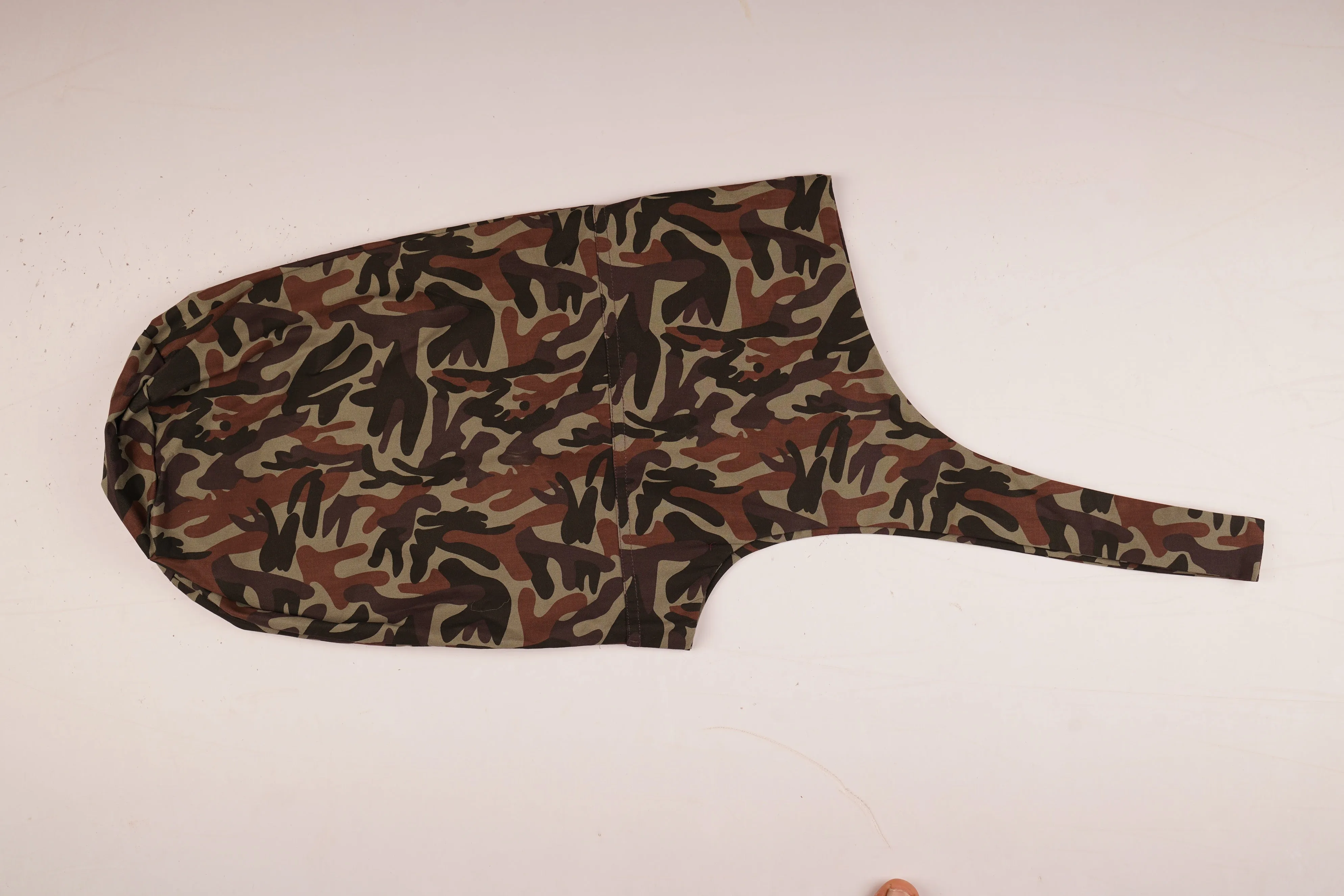 YOGA MAT BAG - CHIC COTTON MULTI-UTILITY WIDE STRAP MILITARY PRINT ON GREEN