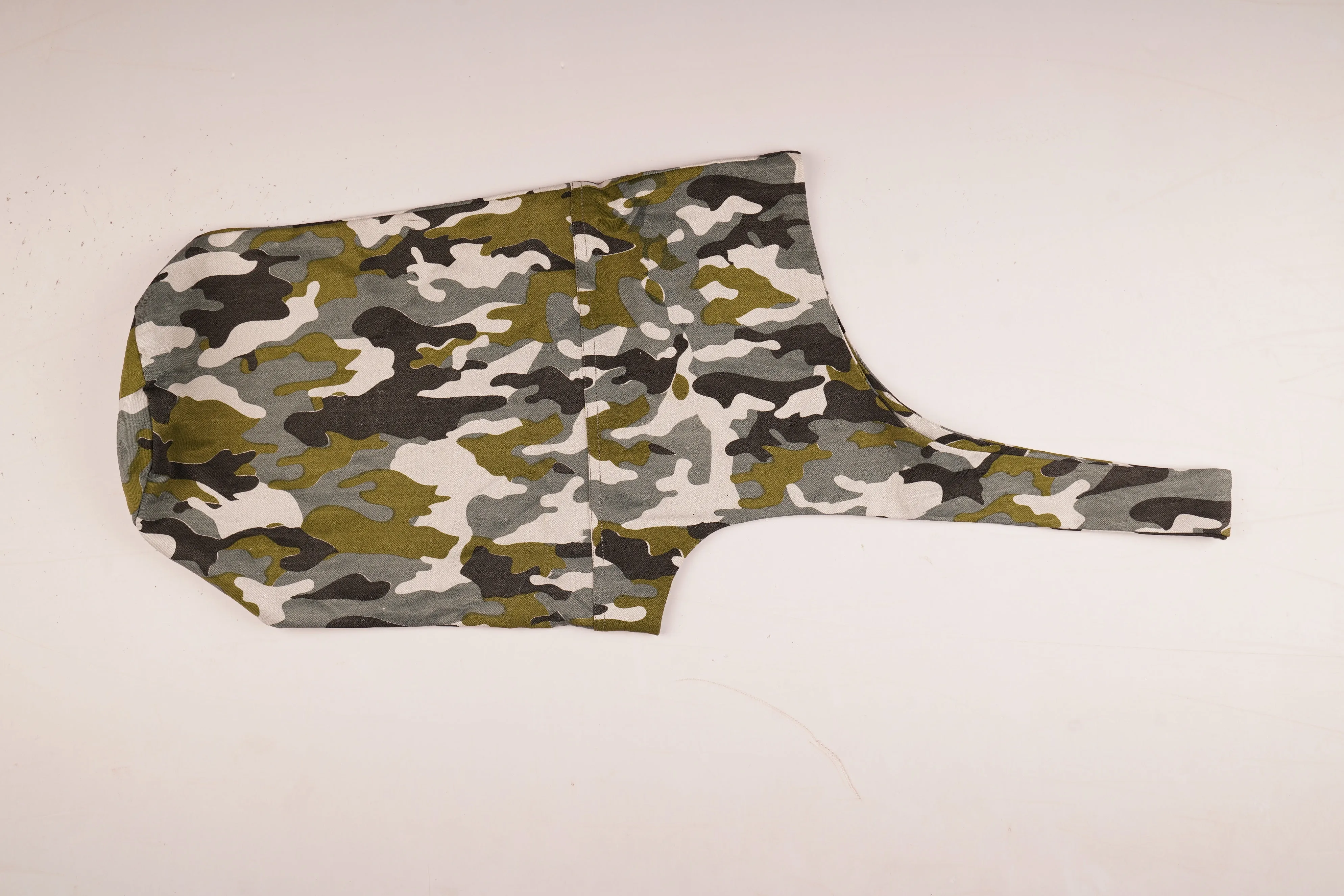 YOGA MAT BAG - CHIC COTTON MULTI-UTILITY WITH WIDE STRAP WHITE MILITARY PRINT