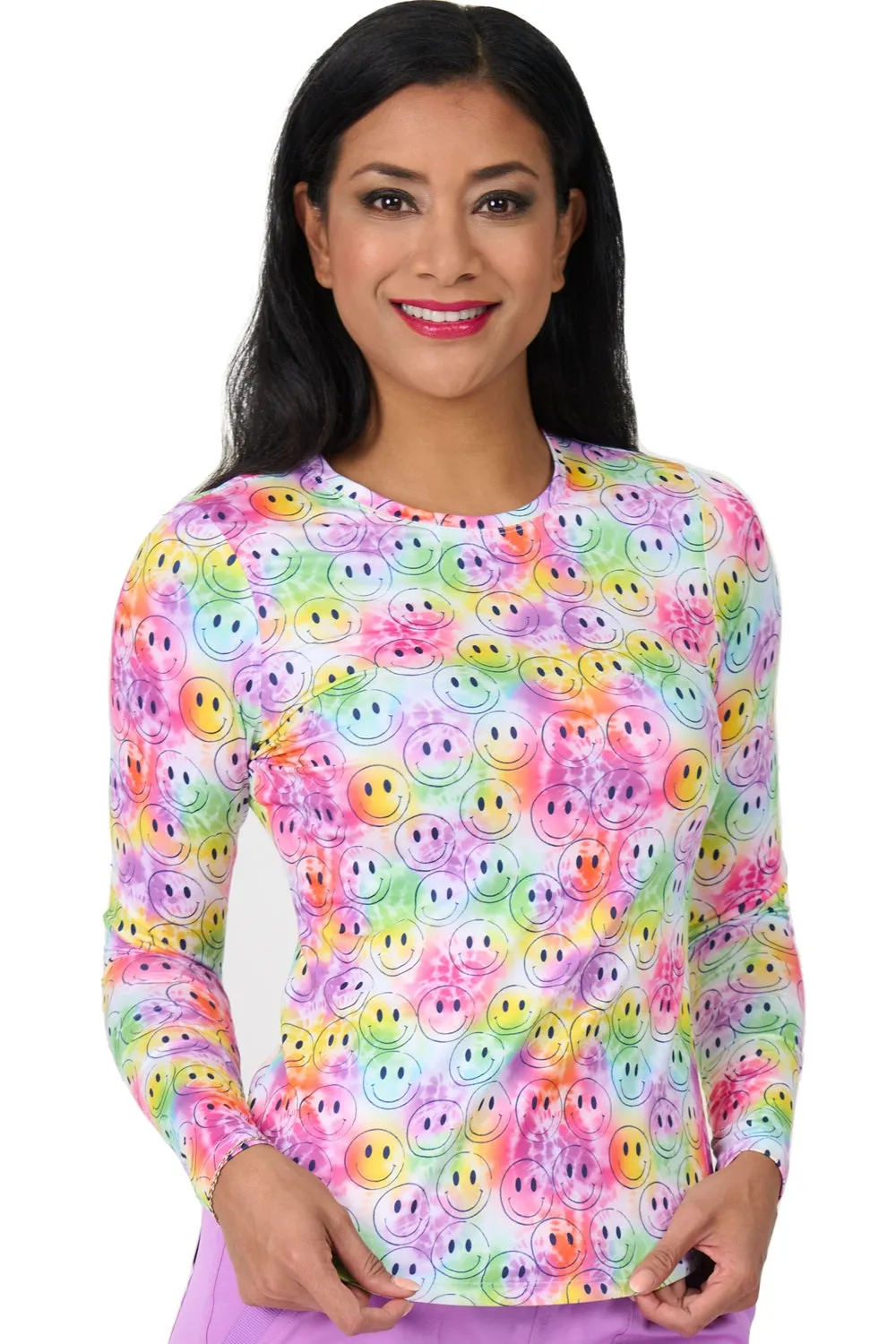 Zavate Scrub Tee Underscrub Brushed Knit Bella Printed 1155