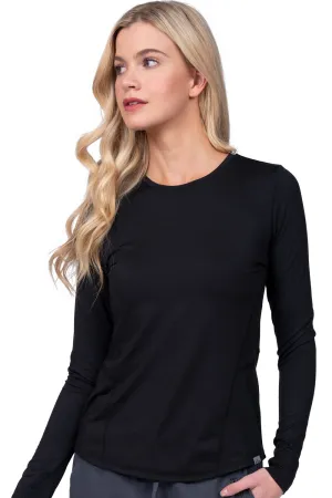 Zavate Scrub Tee Underscrub Brushed Knit Lily w/Thumb Hole 1122