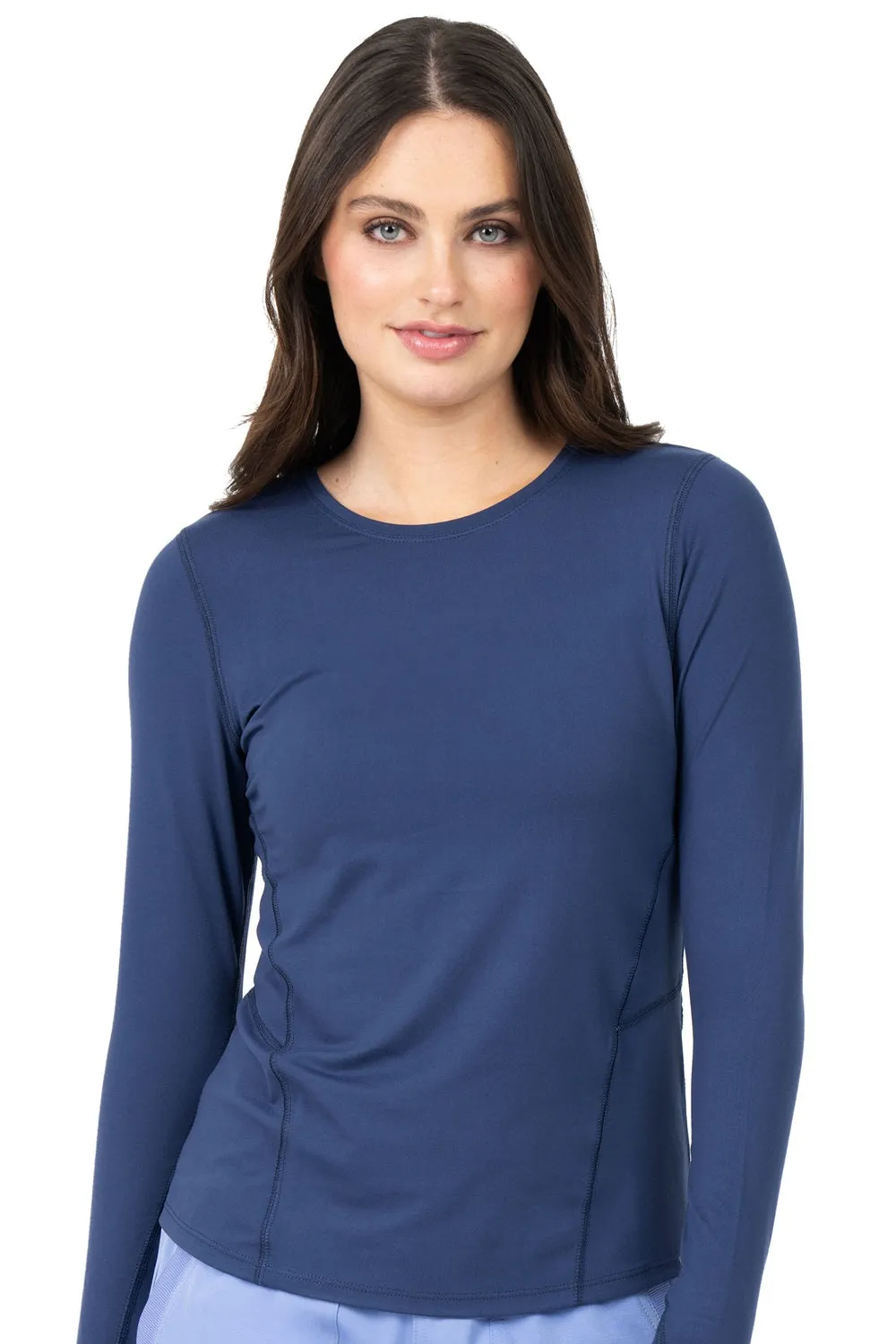 Zavate Scrub Tee Underscrub Brushed Knit Lily w/Thumb Hole 1122